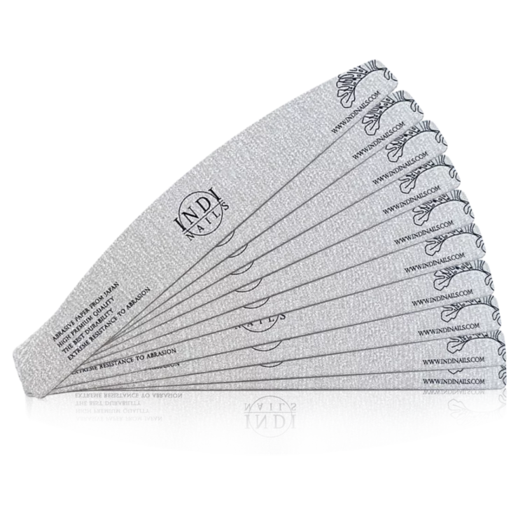 Deluxe premium Zebra Halfmoon file 100/180 NEW -10 pcs.