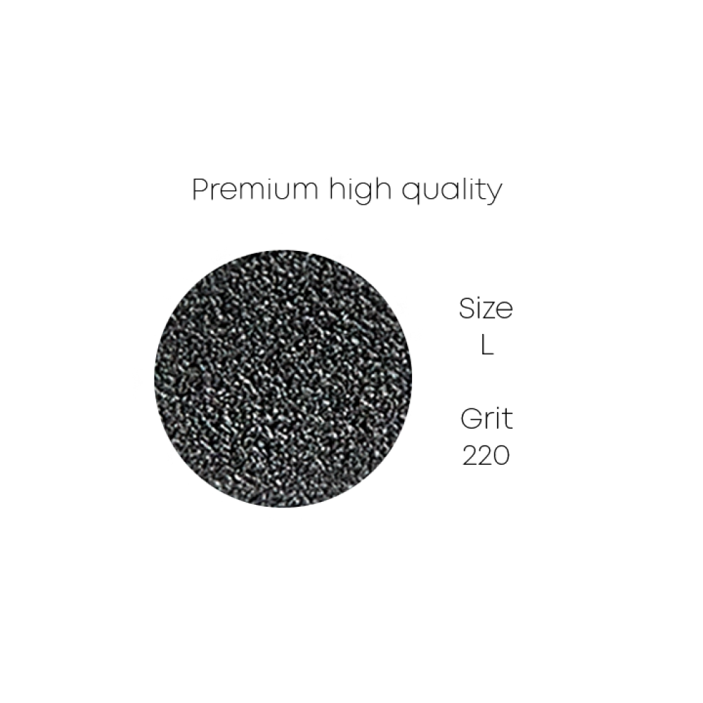 PODO files " PREMIUM black 1mm" - L / 220gr - 50pcs
