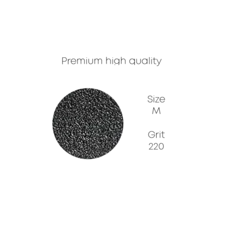 PODO files " PREMIUM black 1mm" - M/ 220gr - 50pcs